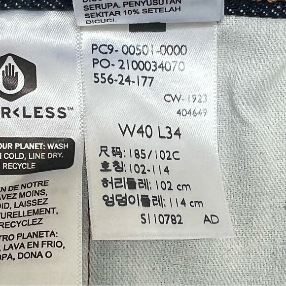 NWOT Levi’s Men’s 501 Original Shrink to Fit Jeans  Button Fly Size 40W X 34L - Picture 9 of 13